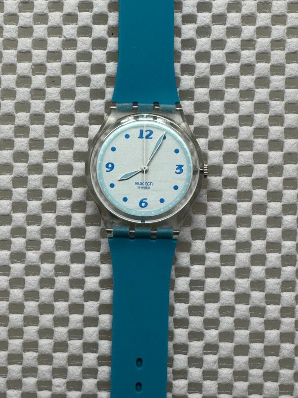 Swatch Watch Hazy Sky GE108 Vintage 2003